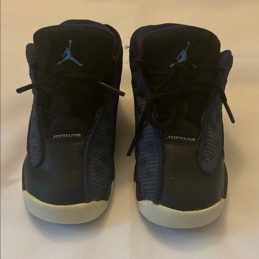 Jordan 12 Retro Sneakers Blue / Black / White Toddler Size 8C GUC